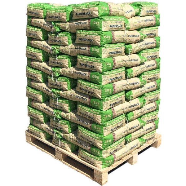 EPH Holzpellets im Papiersack, ENplusA1, 65 x 15kg Palette