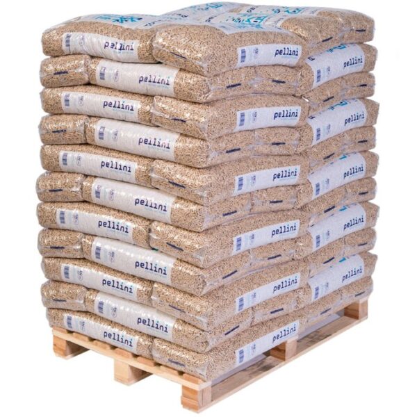 PELLINI Holzpellets 6mm ENplusA1, 66 x 15kg Palette